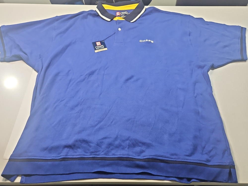 Chaps Ralph Lauren 2XB Blue Polo Men’s Big And Tall Shirt Ralph Lauren NWT